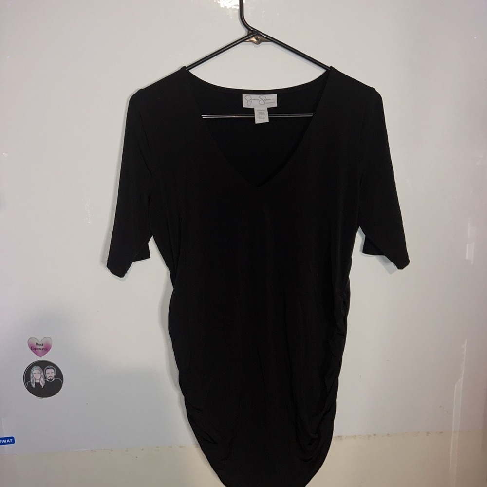 Basic Women's M Jessica Simpson Maternity blouse‎ black